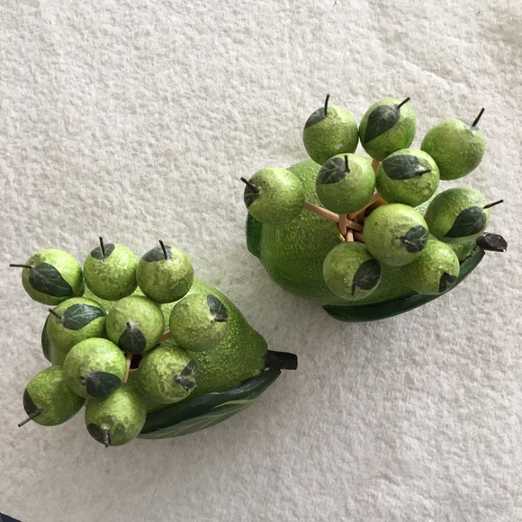 Lime shaped toothpick holders with caps - Picture 5 of 8